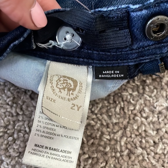 DIESEL Toddler Blue denim Jeans (2Y) - Picture 3 of 4